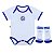 KIt Bebê Bahia Com Body e Meia Oficial - Imagem 1