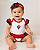Body Saia Vitória Bebê Com Tiara Oficial - Imagem 1