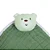 Naninha Soft Premium Com Prendedor De Chupeta Urso Verde. - Imagem 2
