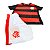 Conjunto Infantil Flamengo Mini Craque Rubro Negro Oficial - Imagem 3