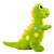 Dinossauro Pelúcia Verde Bolinhas Coloridas 34cm - Imagem 2
