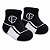 Kit 2 Pares de Meia Corinthians Bebê Branca e Preta - Imagem 5