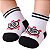 Kit 2 Pares de Meia Corinthians Bebê Branca e Preta - Imagem 2