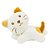 Pelúcia Gatinho Branco Deitado 16cm - Imagem 1