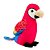 Pelúcia Arara Vermelha 20cm - Imagem 1
