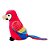 Pelúcia Arara Vermelha 20cm - Imagem 4