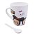Caneca De Porcelana Com Colher Mickey & Minnie 310ml - Imagem 3