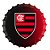 Porta Copos Escudo Flamengo Cerâmica Oficial - Imagem 1
