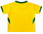 Camiseta Brasil Amarela Bebê Infantil Seleção Torcida Baby - Imagem 3