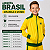 Jaqueta Infantil Brasil Blusa De Frio Amarela - Imagem 3