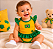 Body Saia Bebê do Brasil Amarelo Manga Curta - Imagem 1