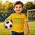 Camiseta Brasil Infantil Amarela - Imagem 1