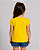 Camisa Brasil Infantil Baby Look Feminina Amarela - Imagem 2