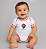Body Bebê Vitória Oficial Branco - Torcida Baby - Imagem 1