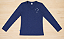 Camisa Cruzeiro Adulto Feminina Manga Longa Azul Oficial - Imagem 3