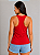 Camisa Vitória Regata Feminina Adulto Vermelha Escudo - Imagem 2