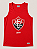 Camisa Vitória Regata Masculina Adulto Vermelha Escudo - Imagem 3
