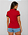 Camisa Polo Vitória Adulto Feminina Vermelha Oficial - Imagem 2