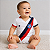 Body Bebê Bahia Faixas Diagonal Oficial Torcida Baby - Imagem 1