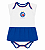 Body Vestido Bahia Bebê Menina Tricolor Torcida Baby - Imagem 3