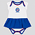 Body Vestido Bahia Bebê Menina Tricolor Torcida Baby - Imagem 3