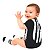 Body Bebê Atlético Mineiro Listrado Oficial - Imagem 3