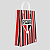 Sacola Para Presentes São Paulo Listrada Tricolor 33x27cm - Imagem 1