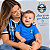 Camiseta Grêmio Bebê Azul Gola Preta Unissex Oficial - Imagem 2