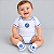 Conjunto Bebê Bahia Com Body e Pantufa Branco Oficial - Imagem 1