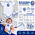 Conjunto Bebê Bahia Com Body e Pantufa Branco Oficial - Imagem 3