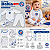 Kit Bebê Bahia 3 Peças Body Calça e Pantufa​ Longo Oficial - Imagem 3