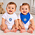 Kit Babador Bandana Bahia 2 Pçs Torcida Baby Oficial - Imagem 1