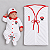 Kit Maternidade Vitória Branco Torcida Baby Oficial - Imagem 1