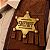 Distintivo Xerife Metal Broche Dourado P/Fantasia Policial - Imagem 1