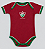 Body Bebê Fluminense Grená Curto Oficial Torcida Baby - Imagem 2