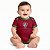 Body Bebê Fluminense Grená Curto Oficial Torcida Baby - Imagem 1