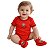 Kit Bebê Vitoria 2 Peças Vermelho Body e Pantufa Torcida Baby - Imagem 1