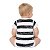 Body Bebê Santos Listras Manga Curta Oficial - Imagem 2