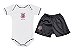 Kit Bebê Corinthians com Body e Shorts Torcida Baby - Imagem 1