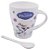 Caneca De Porcelana Com Colher Frozen 310 ml - Imagem 2