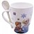 Caneca De Porcelana Com Colher Frozen 310 ml - Imagem 1