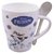 Caneca De Porcelana Com Colher Frozen 310 ml - Imagem 3