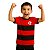 Camiseta Infantil Flamengo Listras Oficial - Imagem 1