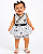 Vestido Bebê Infantil Santos com Shorts e Tiara Oficial - Imagem 1