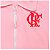 Blusa Infantil Flamengo Rosa Moletom Oficial - Imagem 3