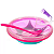 Prato Térmico Para Bebê Com Ventosa Rosa Nuby - Imagem 1