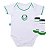 Kit Bebê Palmeiras 2 Peças Com Body e Meia Oficial - Imagem 1