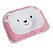 Travesseiro Para Bebê Urso Rosa Buba - Imagem 1