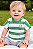 Camiseta Bebê Palmeiras Listras Meninos Oficial - Imagem 1