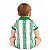 Body Bebê Palmeiras Manga Curta Listras Verdes Oficial - Imagem 2